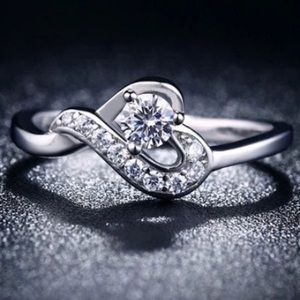 Heart CZ Ring
